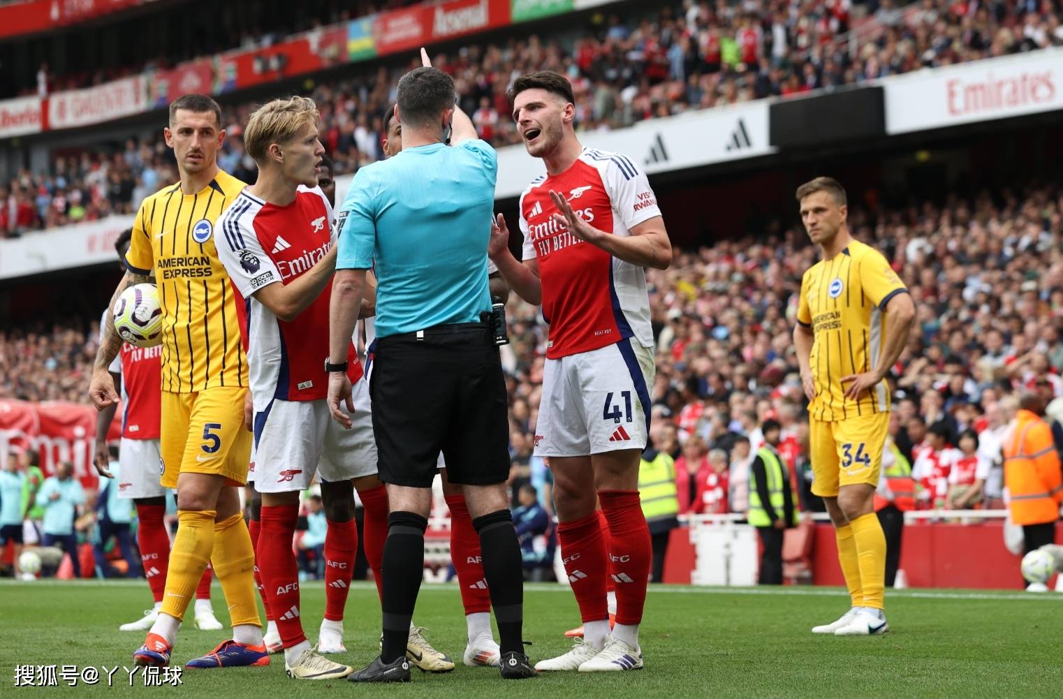 阿森纳主场战平布莱顿，遭遇主场不胜